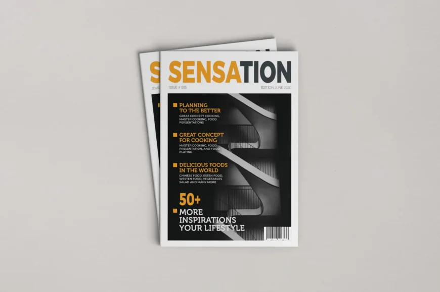 Magazine mockup
